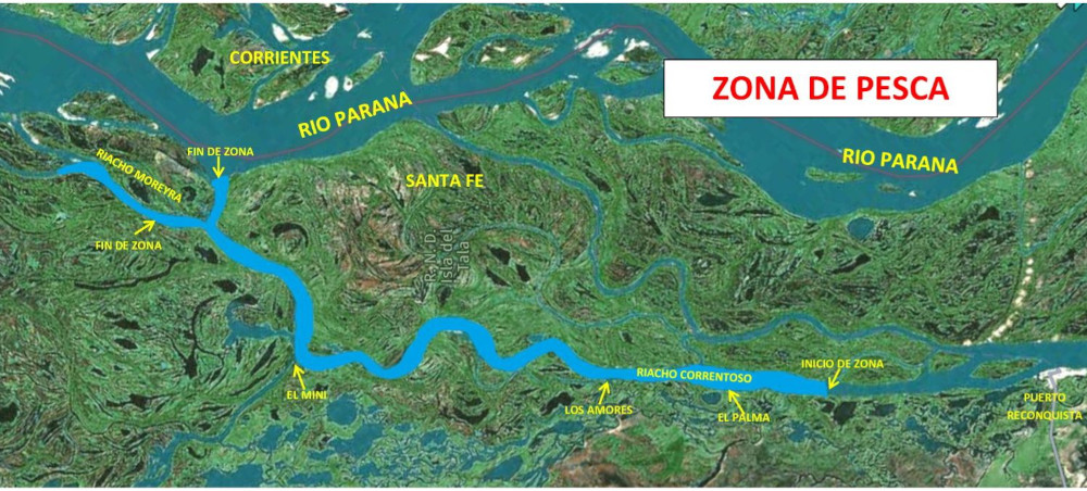 ATENCIÓN… Nueva zona de pesca de embarcados 2025